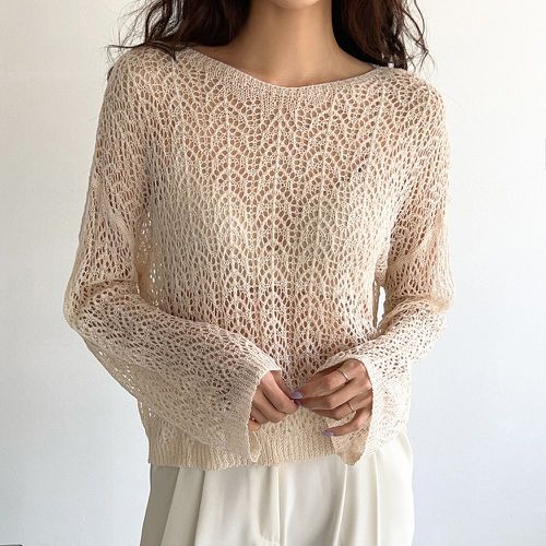 Pull en maille (sans soutien-gorge) - SHEIN - Modalova