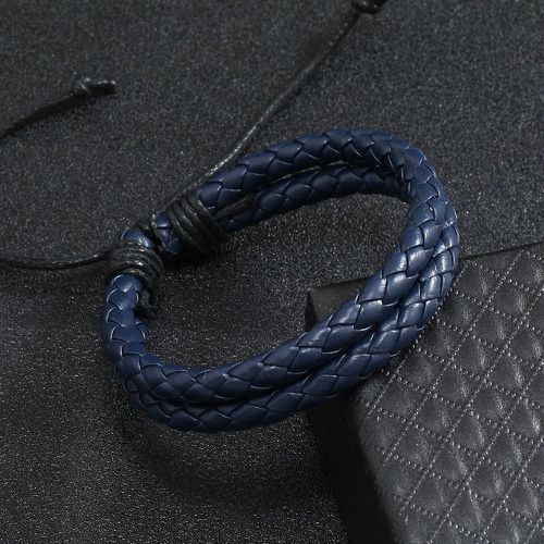 Homme Bracelet multicouche tressé - SHEIN - Modalova