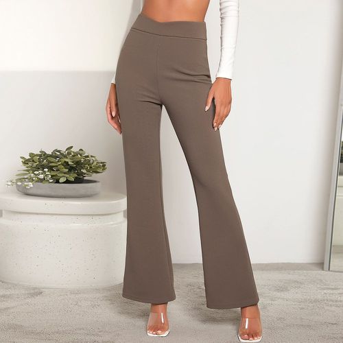 Pantalon évasé taille haute - SHEIN - Modalova