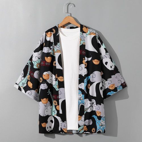 Kimono aléatoire à imprimé panda (sans t-shirt) - SHEIN - Modalova