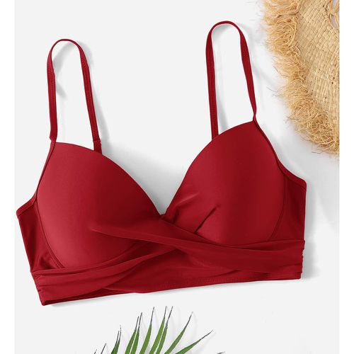 Haut de bikini croisé à armature - SHEIN - Modalova