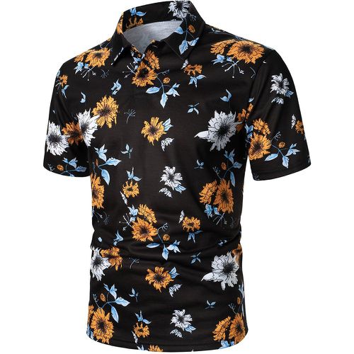 Homme Polo à imprimé floral - SHEIN - Modalova