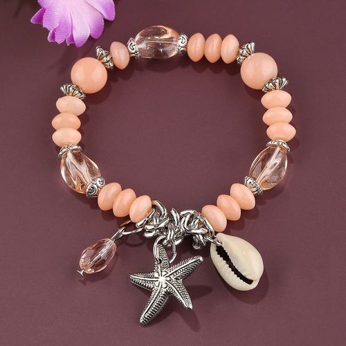 Bracelet perlé coquille et étoile de mer breloque - SHEIN - Modalova
