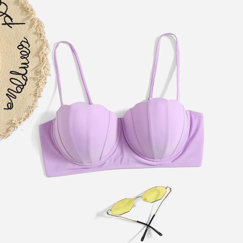 Haut de bikini festonné push-up - SHEIN - Modalova