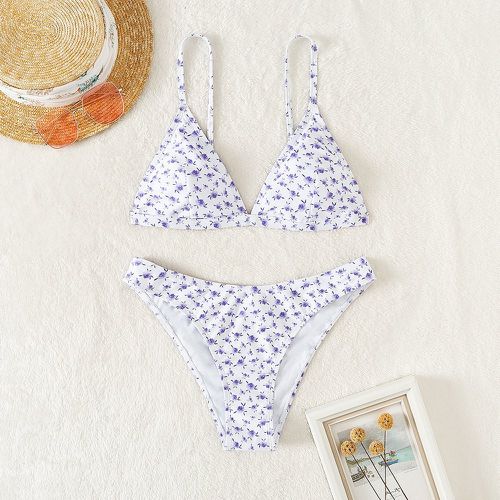 Bikini à imprimé fleur - SHEIN - Modalova