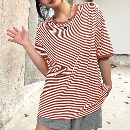 T-shirt à rayures - SHEIN - Modalova