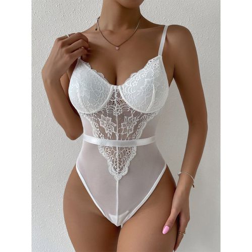 Body avec tulle en dentelle - SHEIN - Modalova