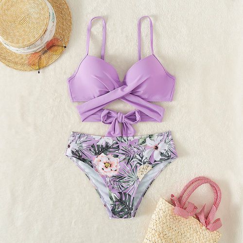 Bikini push-up à imprimé floral aléatoire - SHEIN - Modalova