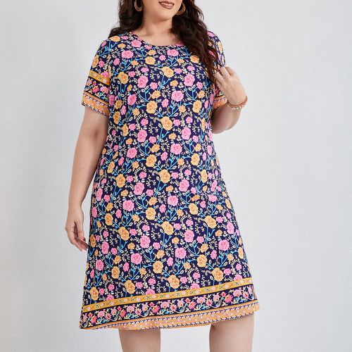 Robe tunique à imprimé floral - SHEIN - Modalova