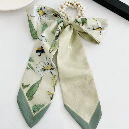 Élastique avec foulard pour cheveux fleur & à motif abeille - SHEIN - Modalova