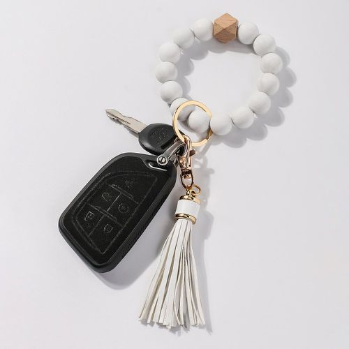 Porte-clés à franges perlé - SHEIN - Modalova