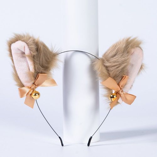 Serre-tête pour costume duveteux oreille de chat & à nœud papillon - SHEIN - Modalova