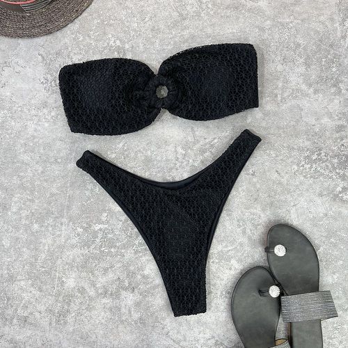 Bikini à lien anneau - SHEIN - Modalova