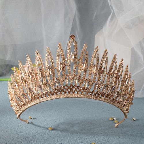 Bandeau avec strass design couronne de mariée - SHEIN - Modalova