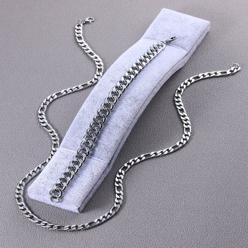 Collier à chaîne minimaliste & Bracelet - SHEIN - Modalova