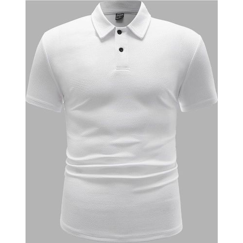 Homme Polo unicolore - SHEIN - Modalova