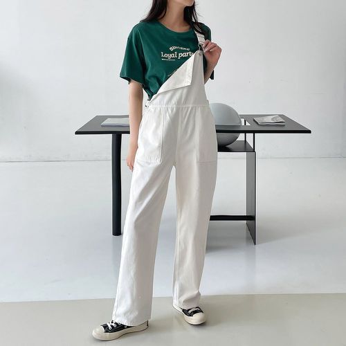 Salopette en jean à poches (sans t-shirt) - SHEIN - Modalova