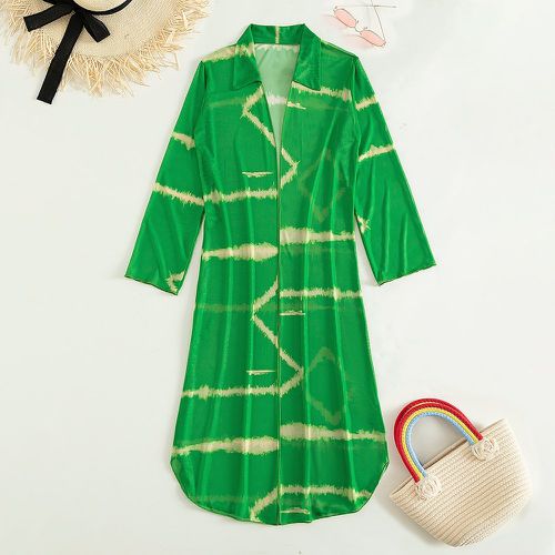 Kimono aléatoire tie dye ouvert - SHEIN - Modalova