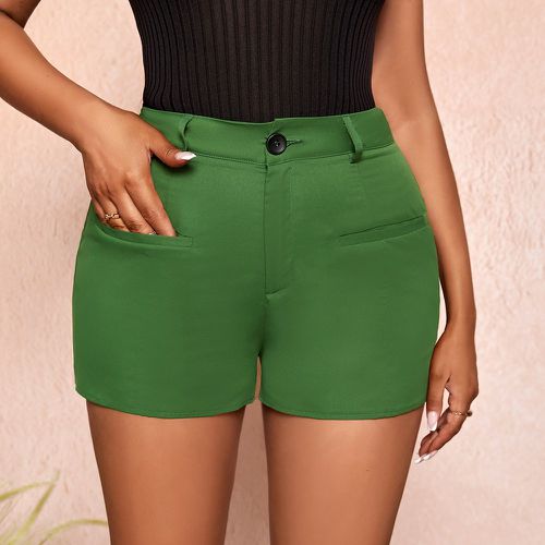 Short taille haute avec poches - SHEIN - Modalova