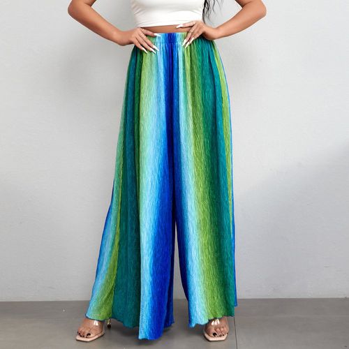 Pantalon ample à blocs de couleurs - SHEIN - Modalova