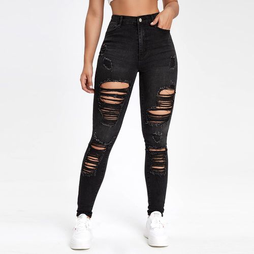 Jean skinny déchiré taille haute - SHEIN - Modalova