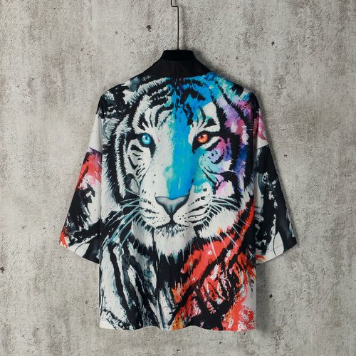 Kimono à imprimé tigre 3D (sans t-shirt) - SHEIN - Modalova