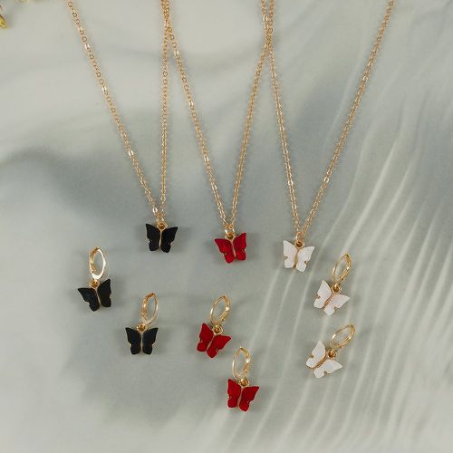 Pièces Set de bijoux à détail papillon - SHEIN - Modalova