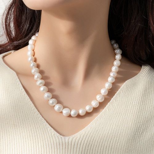 Collier à perles avec perles naturelles - SHEIN - Modalova