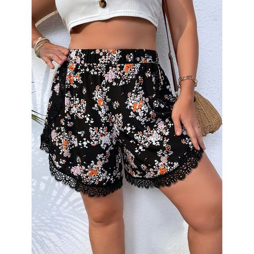 Short ample fleuri en dentelle - SHEIN - Modalova