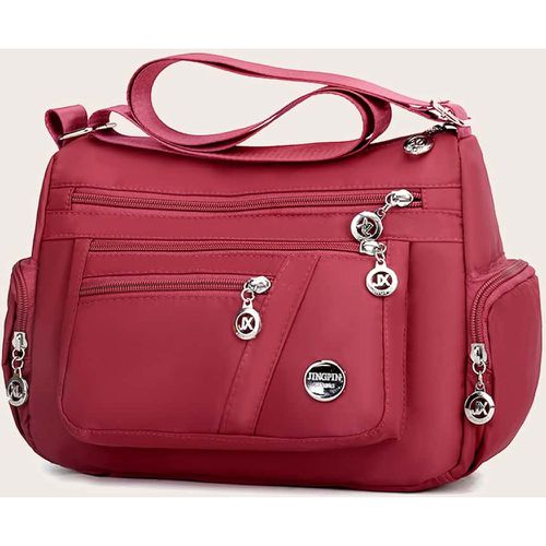 Sac carré minimaliste multi zippé - SHEIN - Modalova