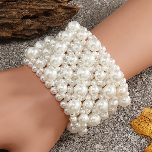 Bracelet avec fausses perles - SHEIN - Modalova
