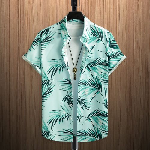 Chemise à imprimé tropical à poche (sans t-shirt) - SHEIN - Modalova