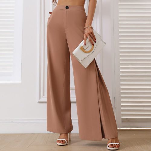 Pantalon tailleur taille haute plissé - SHEIN - Modalova