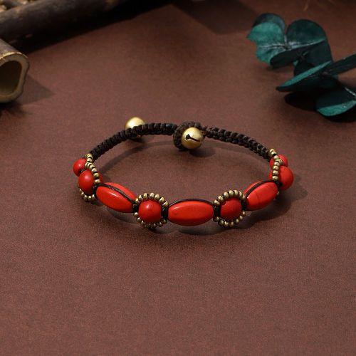 Bracelet avec clochette à perles - SHEIN - Modalova
