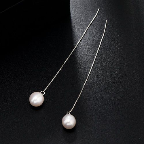 Boucles d'oreilles enfileur avec perles naturelles - SHEIN - Modalova
