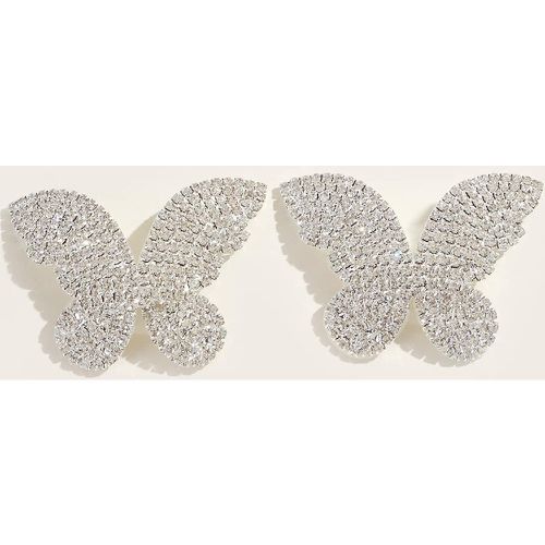 Paire Cache-tétons à strass en forme de papillon - SHEIN - Modalova