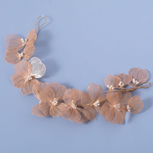 Bandeau pour cheveux à fleur de mariée - SHEIN - Modalova