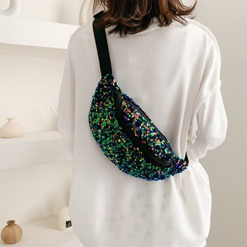 Sac banane à sequins - SHEIN - Modalova