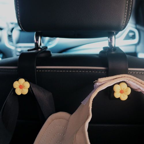 Pièces Crochet floral aléatoire design de siège d'auto - SHEIN - Modalova