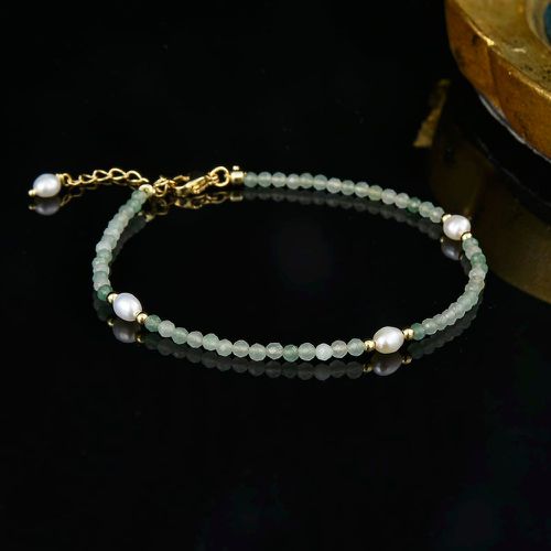 Bracelet de cheville à perle naturelle & à perles - SHEIN - Modalova