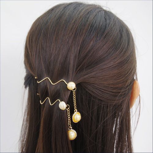Pièces Épingle à cheveux à perles - SHEIN - Modalova