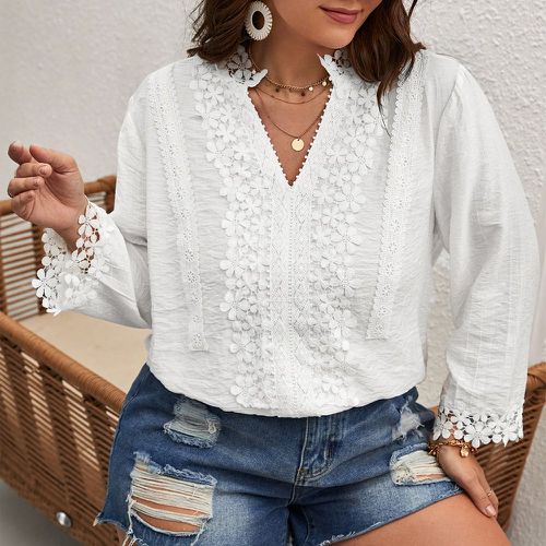 Blouse en dentelle - SHEIN - Modalova