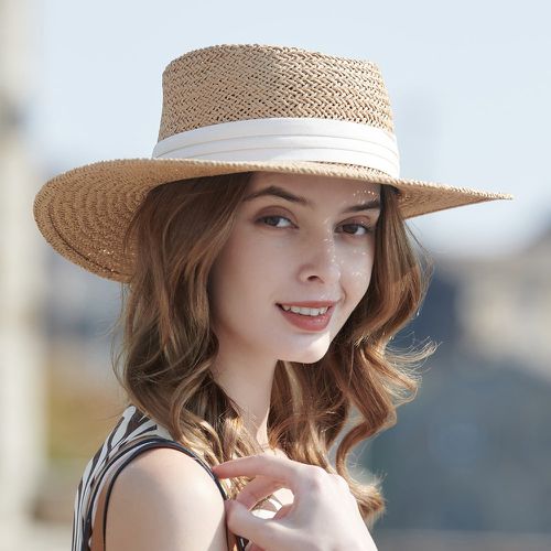 Chapeau de paille à ceinture - SHEIN - Modalova