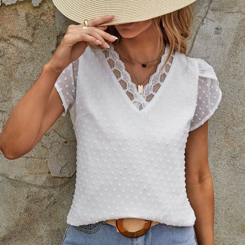 Blouse en dentelle - SHEIN - Modalova