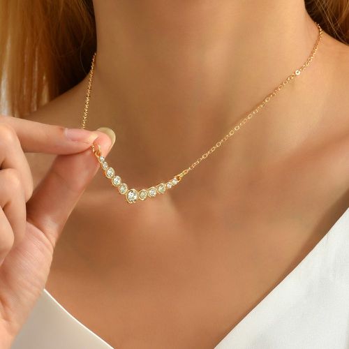 Collier avec strass - SHEIN - Modalova