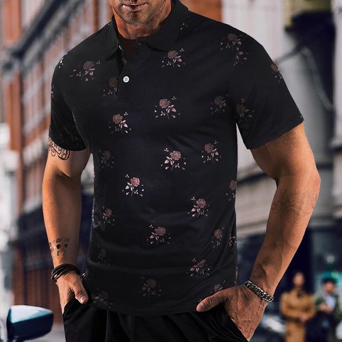 Homme Polo à imprimé floral - SHEIN - Modalova