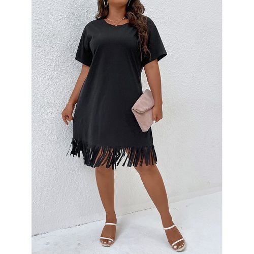 Robe t-shirt à franges - SHEIN - Modalova