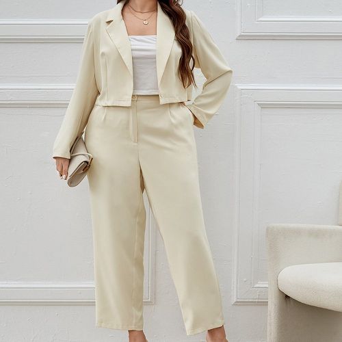 Blazer à bouton & Pantalon tailleur - SHEIN - Modalova