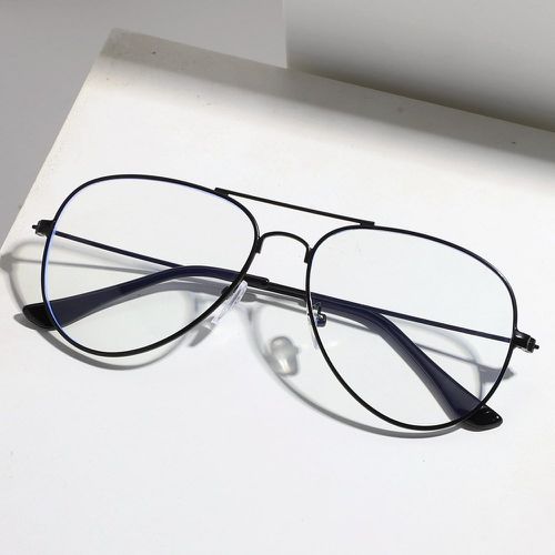 Lunettes de mode anti-lumière bleue avec chaîne de lunettes - SHEIN - Modalova