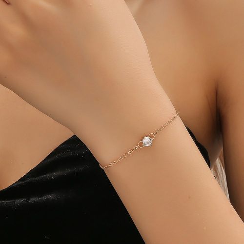 Bracelet avec zircone cubique - SHEIN - Modalova